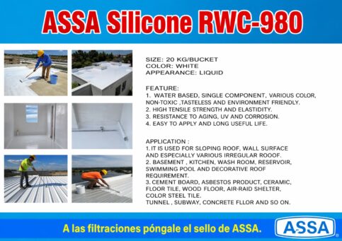 Lámina de referencia del fabricante ASSA Silicone RWC-980